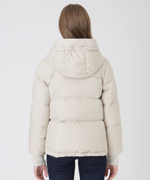 ハイマルチピーチタフタショートダウンコート（ダウンジャケット