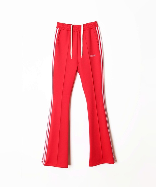 HOLIDAY（ホリデイ）の「FLARE TRACK PANTS フレアトラックパンツ（その他パンツ・レディース・レッド/ネイビー・1/0）」の2枚目の写真