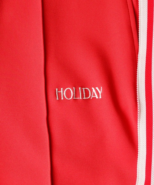 HOLIDAY（ホリデイ）の「FLARE TRACK PANTS フレアトラックパンツ（その他パンツ・レディース・レッド/ネイビー・1/0）」の6枚目の写真