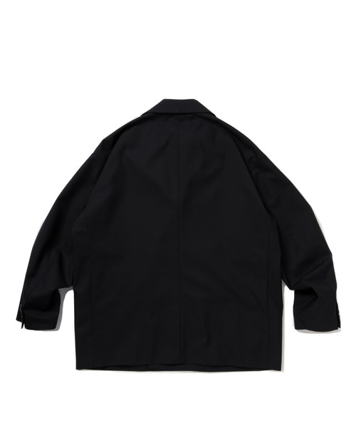COOTIE PRODUCTIONS(クーティープロダクションズ)の「T/W Saxony Double Breasted Jacket(テーラードジャケット・メンズ・ブラック/グレー・SMALL/MEDIUM/LARGE/X-LARGE)」の5枚目の写真