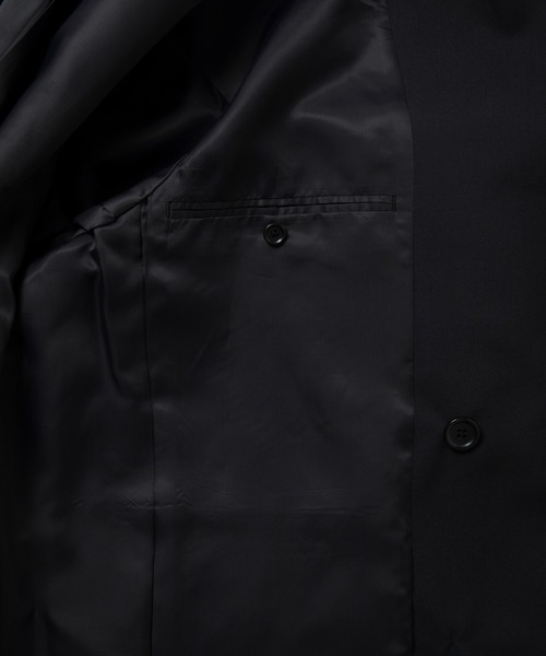 COOTIE PRODUCTIONS(クーティープロダクションズ)の「T/W Saxony Double Breasted Jacket(テーラードジャケット・メンズ・ブラック/グレー・SMALL/MEDIUM/LARGE/X-LARGE)」の6枚目の写真