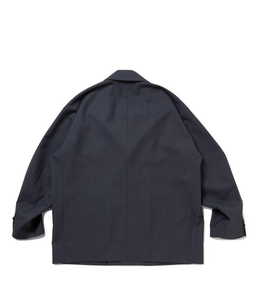 COOTIE PRODUCTIONS(クーティープロダクションズ)の「T/W Saxony Double Breasted Jacket(テーラードジャケット・メンズ・ブラック/グレー・SMALL/MEDIUM/LARGE/X-LARGE)」の7枚目の写真