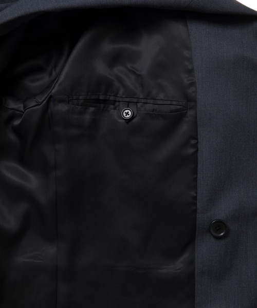 COOTIE PRODUCTIONS(クーティープロダクションズ)の「T/W Saxony Double Breasted Jacket(テーラードジャケット・メンズ・ブラック/グレー・SMALL/MEDIUM/LARGE/X-LARGE)」の8枚目の写真