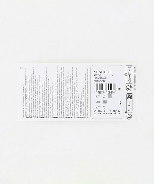 SALOMON(サロモン)の「【国内EXCLUSIVE】<Salomon>XT-WHISPER シルバーカラー/スニーカー(スニーカー・レディース・シルバー・25cm/24cm/23cm/24.5cm/23.5cm)」の7枚目の写真