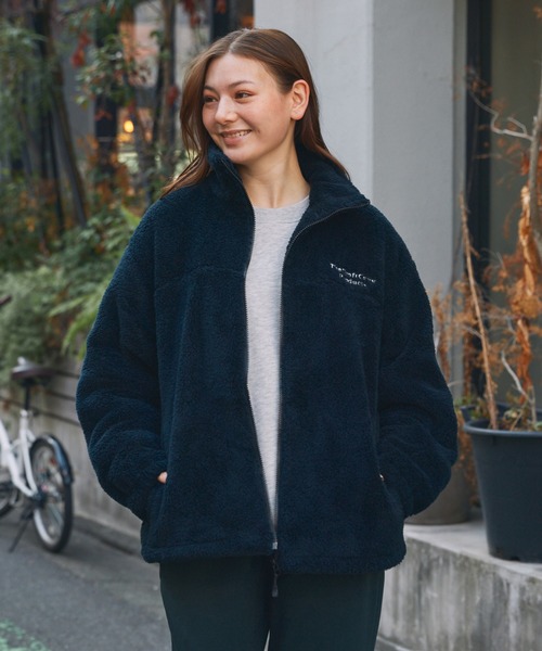 THE CRAFT CREW PRODUCTS(ザクラフトクループロダクツ)の「ヒートアップボアフリース ドローコード ジップアップブルゾン / 保温【THE CRAFT CREW PRODUCTS】(ブルゾン・メンズ・アイボリー/ブラック/ダークネイビー/ベージュ・L/M/S)」の21枚目の写真