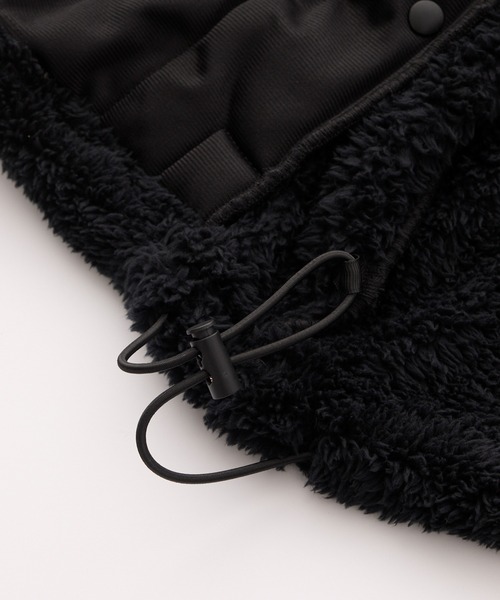 THE CRAFT CREW PRODUCTS(ザクラフトクループロダクツ)の「ヒートアップボアフリース ドローコード ジップアップブルゾン / 保温【THE CRAFT CREW PRODUCTS】(ブルゾン・メンズ・アイボリー/ブラック/ダークネイビー/ベージュ・L/M/S)」の12枚目の写真