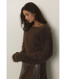 ALEXIA STAM | Shaggy Knit Top /ふわふわシャギーニット(ニット/セーター)