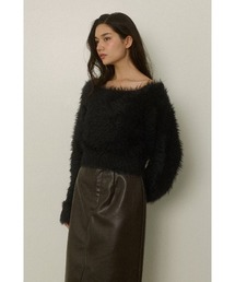 ALEXIA STAM | Shaggy Knit Top /ふわふわシャギーニット(ニット/セーター)
