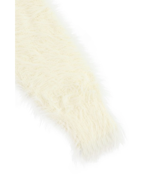 ALEXIA STAM（アリシアスタン）の「Shaggy Knit Top /ふわふわシャギーニット（ニット/セーター・レディース・ブラウン/ブラック/アイボリー・FREE）」の17枚目の写真