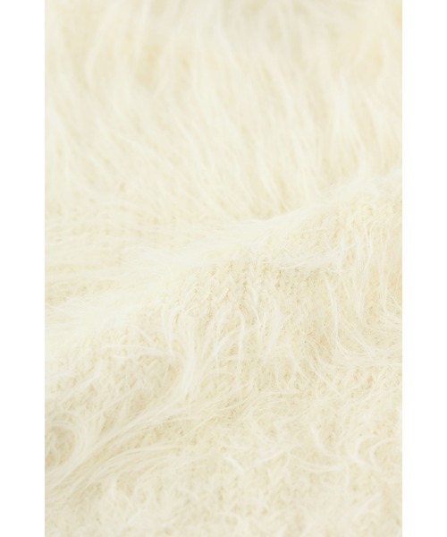 ALEXIA STAM（アリシアスタン）の「Shaggy Knit Top /ふわふわシャギーニット（ニット/セーター・レディース・ブラウン/ブラック/アイボリー・FREE）」の18枚目の写真