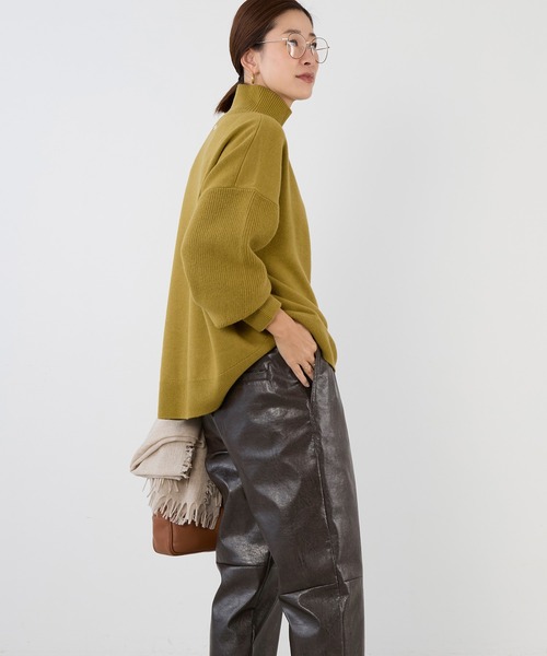 MICA&DEAL（マイカ＆ディール）の「カーブスリーブニットプルオーバー