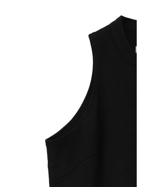 CLANE（クラネ）の「【CLANE/クラネ】AMERICAN SLEEVE LINEN ONEPIECE/アメリカンスリーブリネンワンピース（ワンピース・レディース・ブラック/ホワイト・1/2）」の5枚目の写真