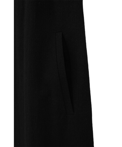 CLANE（クラネ）の「【CLANE/クラネ】AMERICAN SLEEVE LINEN ONEPIECE/アメリカンスリーブリネンワンピース（ワンピース・レディース・ブラック/ホワイト・1/2）」の6枚目の写真