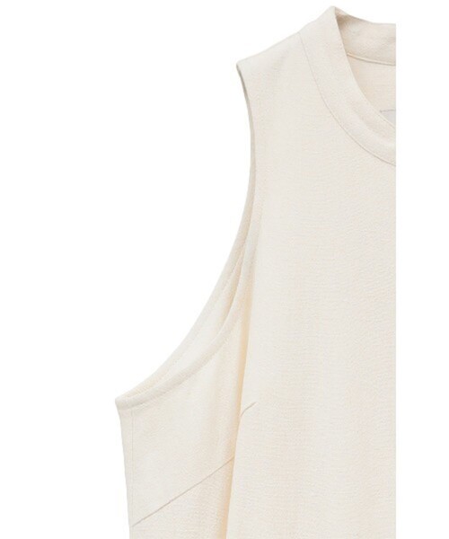 CLANE（クラネ）の「【CLANE/クラネ】AMERICAN SLEEVE LINEN ONEPIECE/アメリカンスリーブリネンワンピース（ワンピース・レディース・ブラック/ホワイト・1/2）」の11枚目の写真