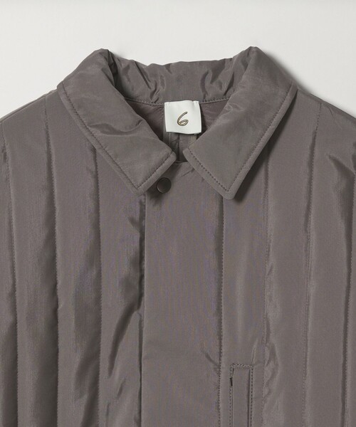 6(ロク)の「<6(ROKU)>キルティング ブルゾン(その他アウター・レディース・ダークグレー/ライトブルー・38/36)」の8枚目の写真