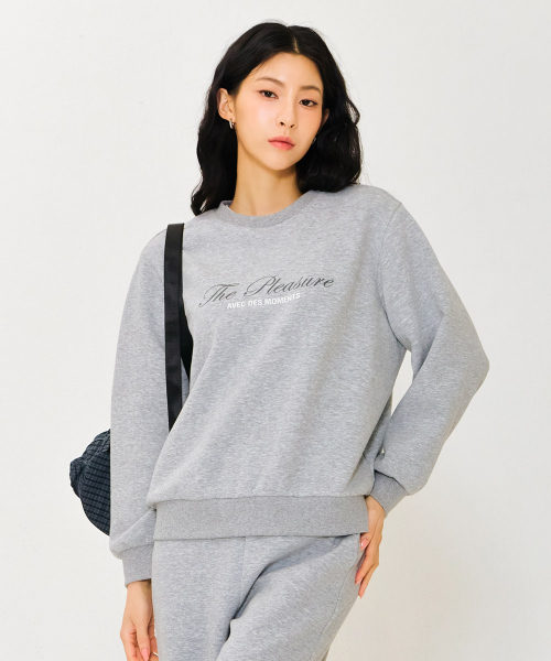 CHASECULT(チェイスカルト)の「レディースレタリングスウェット-グレー(スウェット・レディース・MD.Gray・90/85)」の4枚目の写真