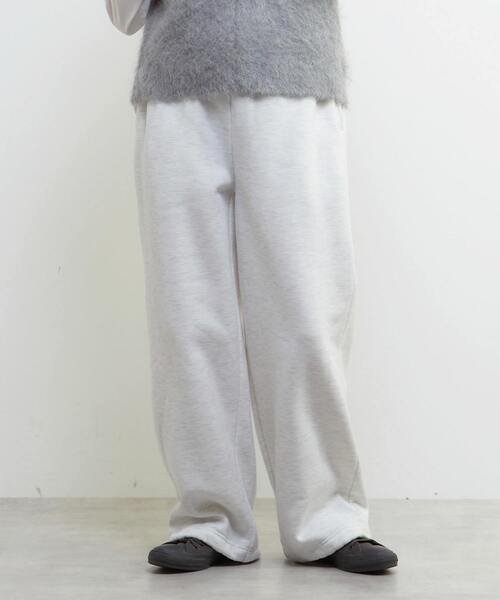 LOGEMENT DE CLAIRE(ロジュモンドクレール)の「裏起毛セミワイドカットパンツ(その他パンツ・レディース・ブラック/ブラウン/ライトグレー/ダークグリーン・FREE)」の3枚目の写真