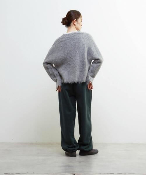 LOGEMENT DE CLAIRE(ロジュモンドクレール)の「裏起毛セミワイドカットパンツ(その他パンツ・レディース・ブラック/ブラウン/ライトグレー/ダークグリーン・FREE)」の9枚目の写真