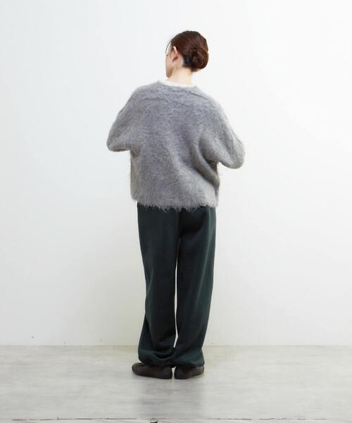 LOGEMENT DE CLAIRE(ロジュモンドクレール)の「裏起毛セミワイドカットパンツ(その他パンツ・レディース・ブラック/ブラウン/ライトグレー/ダークグリーン・FREE)」の10枚目の写真