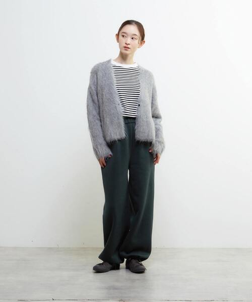 LOGEMENT DE CLAIRE(ロジュモンドクレール)の「裏起毛セミワイドカットパンツ(その他パンツ・レディース・ブラック/ブラウン/ライトグレー/ダークグリーン・FREE)」の12枚目の写真