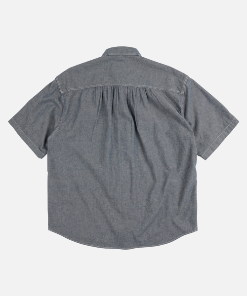 FRIZMWORKS(フリズムワークス)の「CHAMBRAY WORK HALF SHIRT _ BLUE(シャツ/ブラウス・メンズ・その他・MEDIUM/LARGE/X-LARGE/SMALL)」の2枚目の写真