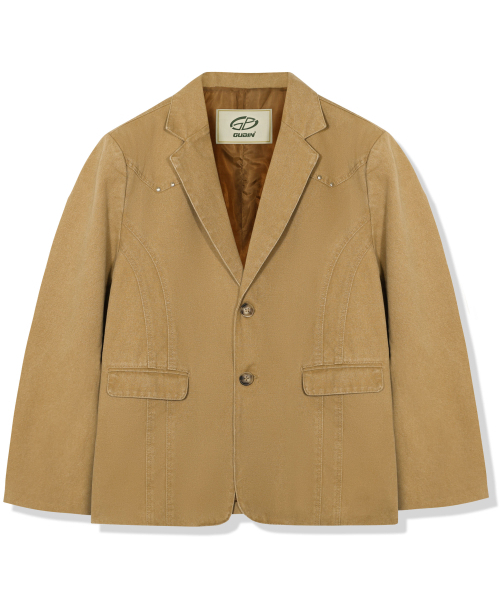 GUBIN(グビン)の「オックスフォードスタッドブレザー(テーラードジャケット・レディース・その他・MEDIUM/LARGE)」の2枚目の写真