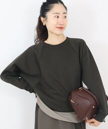 le.coeur blanc | ボンディングラグラン切替プルオーバー(Tシャツ/カットソー)