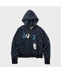 SUPERSUB（スーパーサブ）の「Mini Star Patch Crop Hoodie - Navy（パーカー）」