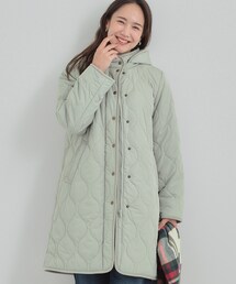 SHOO・LA・RUE（シューラルー）の「【撥水/フード取り外し可】冬に嬉しいこだわり満載 ひょうたん柄キルトコート（その他アウター）」