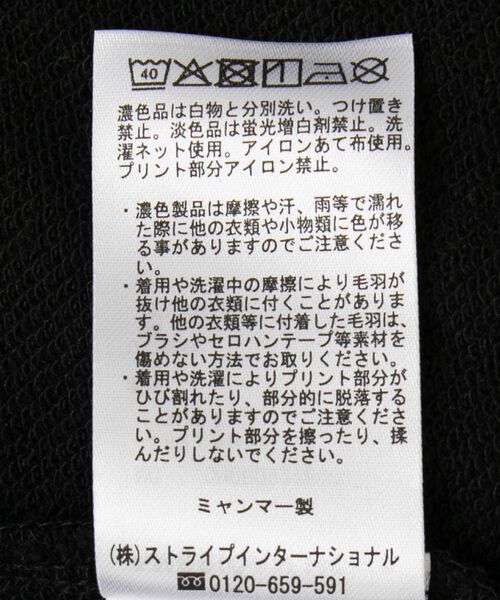AMERICAN HOLIC(アメリカンホリック)の「ハンドストロークフォト裏毛プルオーバー(スウェット・レディース・杢グレー/ブラック・FREE)」の21枚目の写真