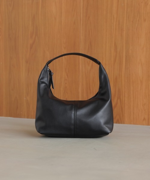 Bou Jeloud(ブージュルード)の「ワンハンドルPUバック(ハンドバッグ・レディース・モカ/ブラック・ONESIZE)」の16枚目の写真