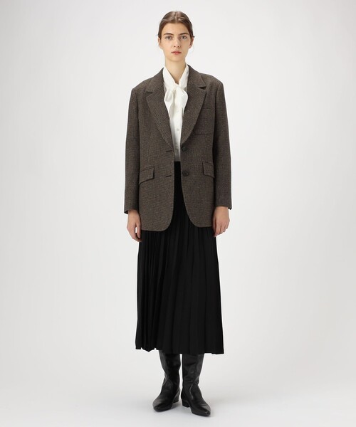 フレンチウールツイード テーラードジャケット（テーラードジャケット