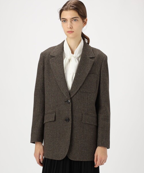 フレンチウールツイード テーラードジャケット（テーラードジャケット