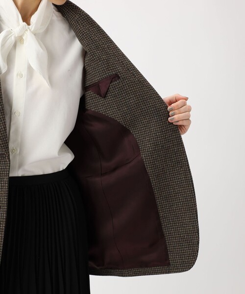 フレンチウールツイード テーラードジャケット（テーラードジャケット