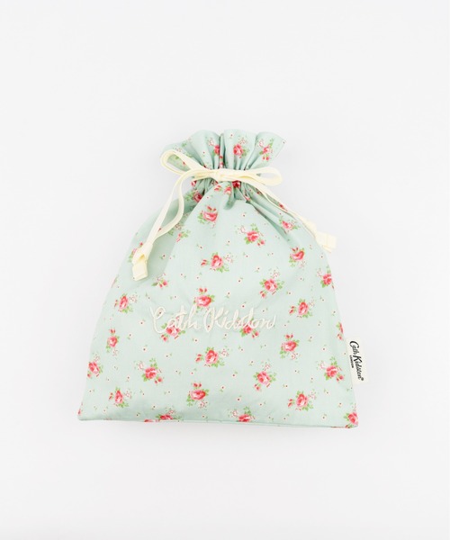 Cath Kidston（キャスキッドソン）の「ドローストリングポーチ（ポーチ・レディース・イエロー/パープル/サーモンピンク/サックスブルー系/レッド/ピンク/ライトグリーン/サックスブルー/アイボリー/ブラック/アイボリー系・FREE）」の5枚目の写真