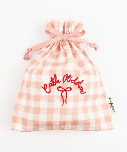 Cath Kidston（キャスキッドソン）の「ドローストリングポーチ（ポーチ・レディース・イエロー/パープル/サーモンピンク/サックスブルー系/レッド/ピンク/ライトグリーン/サックスブルー/アイボリー/ブラック/アイボリー系・FREE）」の22枚目の写真
