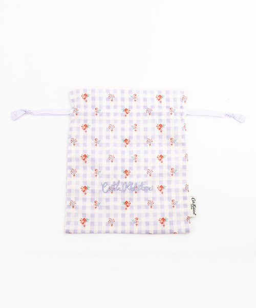 Cath Kidston（キャスキッドソン）の「ドローストリングポーチ（ポーチ・レディース・イエロー/パープル/サーモンピンク/サックスブルー系/レッド/ピンク/ライトグリーン/サックスブルー/アイボリー/ブラック/アイボリー系・FREE）」の18枚目の写真