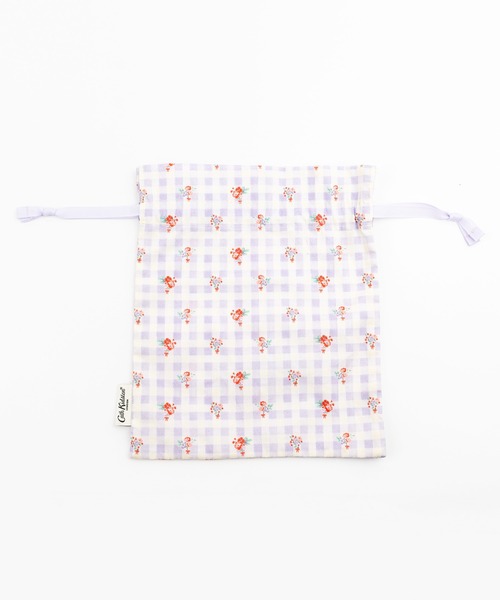 Cath Kidston（キャスキッドソン）の「ドローストリングポーチ（ポーチ・レディース・イエロー/パープル/サーモンピンク/サックスブルー系/レッド/ピンク/ライトグリーン/サックスブルー/アイボリー/ブラック/アイボリー系・FREE）」の19枚目の写真