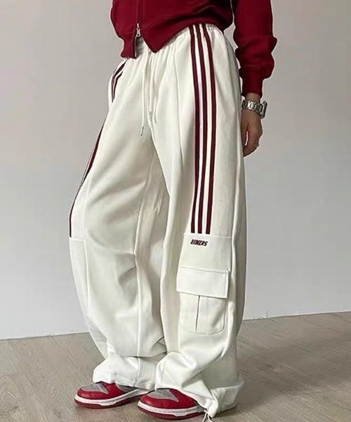 SallyLunn(サリーラン)の「サイドラインルーズパンツ(その他パンツ・レディース・ホワイト/グレー・MEDIUM/LARGE)」の12枚目の写真
