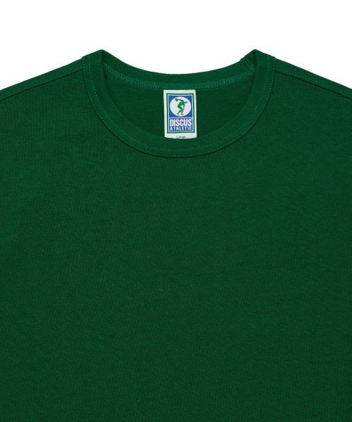 DISCUS ATHLETIC(ディスカス アスレチック)の「スーパーヘビーウェイトレギュラーフィットブランクTシャツグリーン(Tシャツ/カットソー・レディース・その他・MEDIUM/SMALL/LARGE)」の3枚目の写真