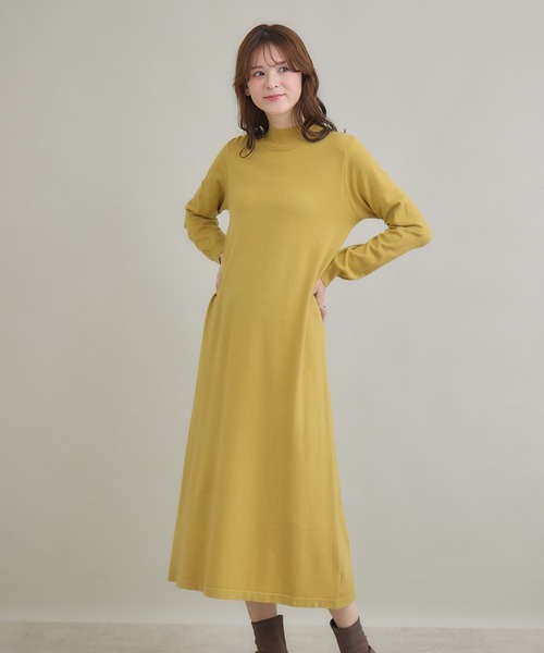 KATHARINE ROSS（キャサリンロス）の「【PILLINI/ピリーニ】カシュクールニットセットワンピース（ワンピース・レディース・イエロー/ブラック・MEDIUM）」の14枚目の写真