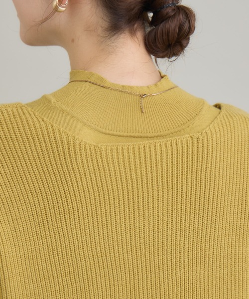 KATHARINE ROSS（キャサリンロス）の「【PILLINI/ピリーニ】カシュクールニットセットワンピース（ワンピース・レディース・イエロー/ブラック・MEDIUM）」の22枚目の写真
