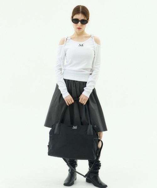 ALAND(エーランド)の「【UNISEX】MUCENT/4WAY TOTE BAG(トートバッグ・レディース・ブラック・FREE)」の6枚目の写真
