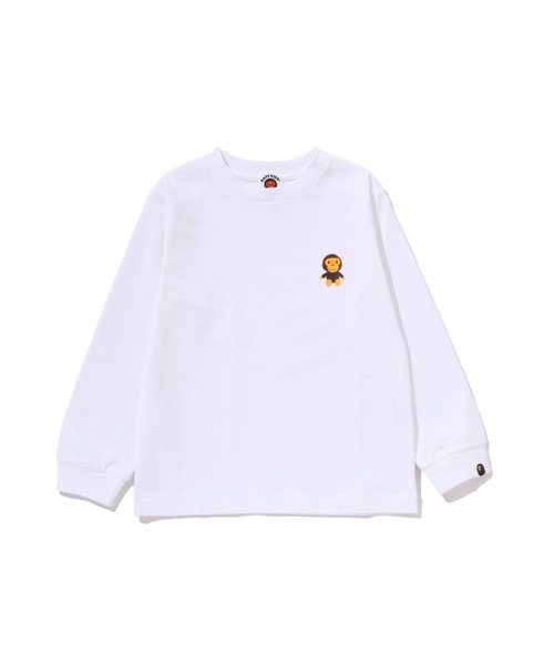 A Bathing Ape 長袖カットソー ロンＴ マイロ MILO PLUSH DOLL ONE POINT LS TEE（Tシャツ/カットソー）｜A BATHING
