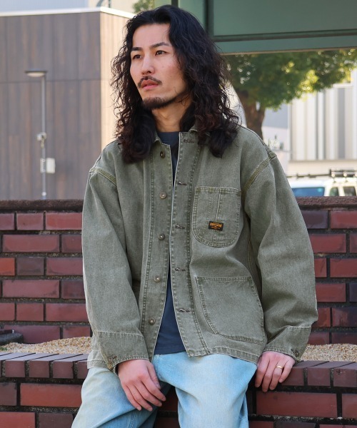 KRIFF MAYER(クリフメイヤー)の「マルチポケットカバーオール(カバーオール・メンズ・ベージュ/ダークブルー/チャコール/オリーブ・MEDIUM/LARGE/X-LARGE)」の15枚目の写真