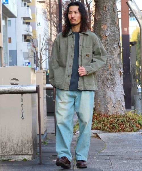 KRIFF MAYER(クリフメイヤー)の「マルチポケットカバーオール(カバーオール・メンズ・ベージュ/ダークブルー/チャコール/オリーブ・MEDIUM/LARGE/X-LARGE)」の16枚目の写真