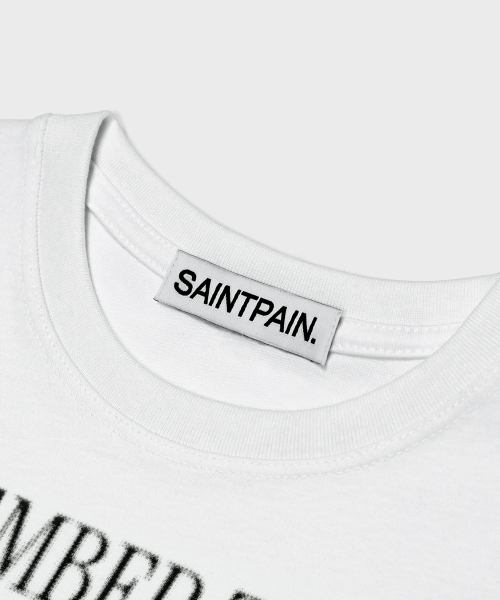 SAINTPAIN(セイントペイン)の「SP ウォータリークロップ半袖Tシャツホワイト(Tシャツ/カットソー・レディース・その他・FREE)」の3枚目の写真