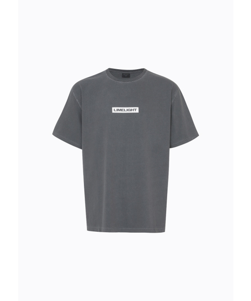 LIMELIGHT APPAREL（ライムライトアパレル）の「アパレルピグメントボックスロゴTシャツ（チャコール/ホワイト）（Tシャツ/カットソー・メンズ・その他・SMALL/MEDIUM/X-LARGE/LARGE）」の2枚目の写真