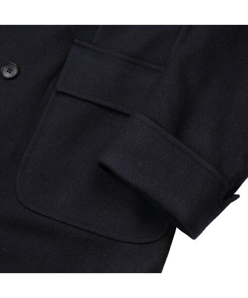 sortie(ソルティ)の「Bonheur Wool Polo Coat (Navy)(チェスターコート・メンズ・その他・MEDIUM/LARGE/X-LARGE)」の4枚目の写真