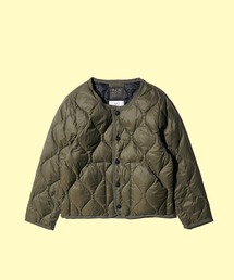 TAION（タイオン）の「TAION / タイオン KIDS MILITARY CREW NECK BUTTON DOWN JACKET (TAION-K104ALSBML-1) キッズ ミリタリー クルーネックボタン ダウンジャケット ソフトシェル（ダウンジャケット/コート）」